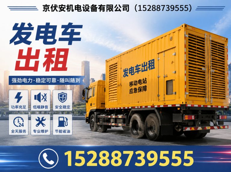 湖州柴油发电机组出租展示图